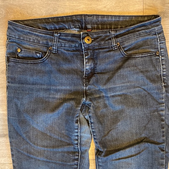 Mavi Straight-leg Stretch Dark Denim Jeans size 30 - Picture 2 of 6